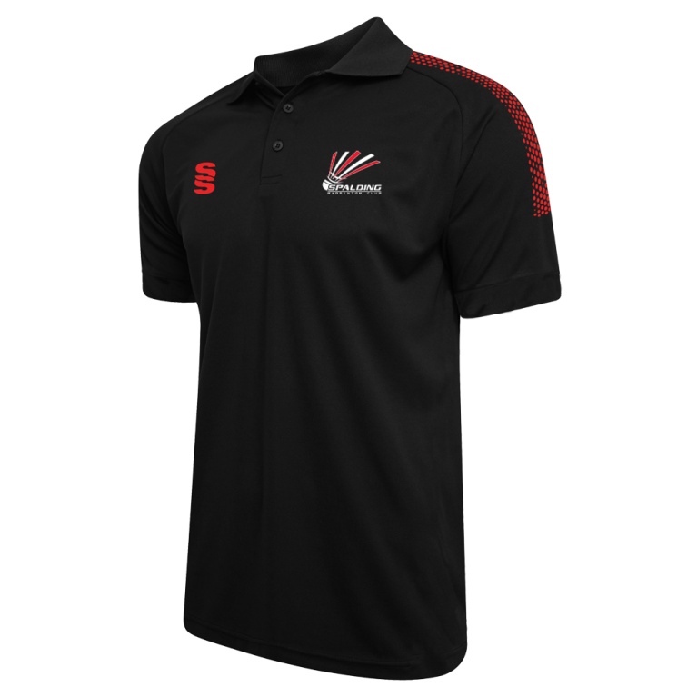 Dual Solid Polo Shirt - Black
